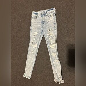 American Eagle jeans size 2 fit size 0 as well